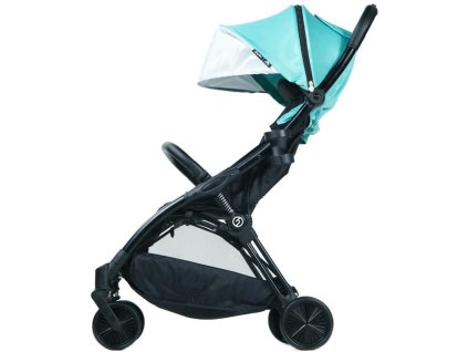 Kočárek HYBRID Ezyfold 2024, mint/black chassis