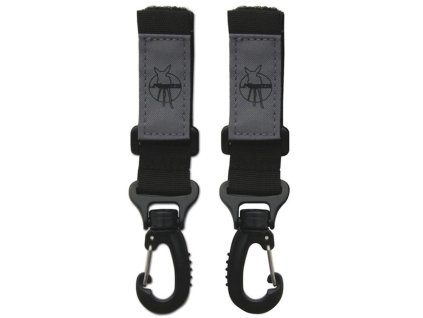 Háčky LÄSSIG Casual Stroller Hooks black 2026