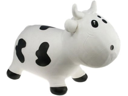 Skákací zvířátko KIDZZFARM Milk Cow Junior 2025, new white black
