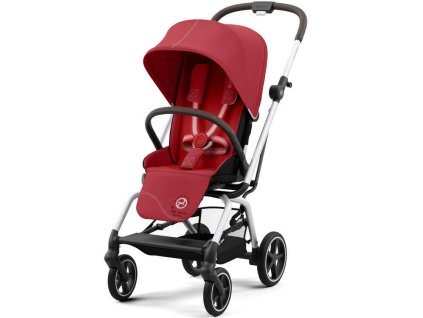Kočárek CYBEX Eezy S Twist+2, hibiscus red (silver frame)