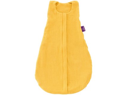 Letní spací pytel TRÄUMELAND Liebmich Musselin 2025, senfgelb vel.60