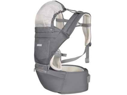 Nosítko KIKKABOO 3v1 Chloe 2026, mesh grey