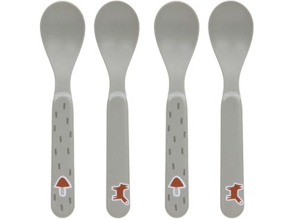 Dětské lžičky LÄSSIG Spoon Set PP/Cellulose 2026, little forest fox