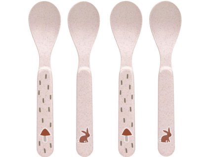Dětské lžičky LÄSSIG Spoon Set PP/Cellulose 2026, little forest rabbit