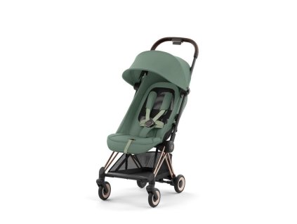 36777 9 kocarek cybex coya rosegold 2024 zdarma plastenka leaf green