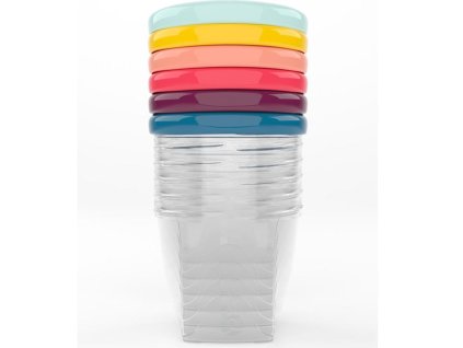 Misky BABYMOOV s víčky 2025, 250ml sada 6ks