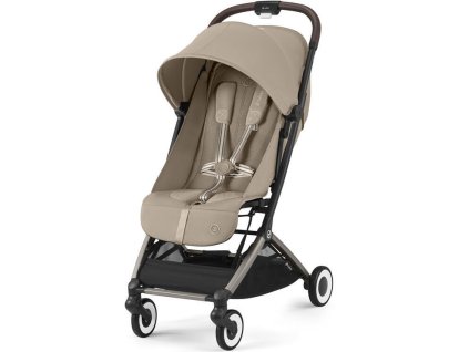 Kočárek CYBEX Orfeo 2024, almond beige (taupe frame)