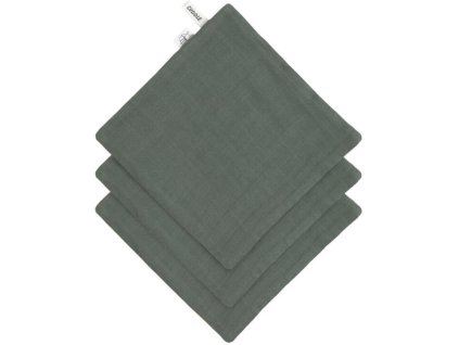 Žínky LÄSSIG Muslin/Terry Washcloth Set 3 pcs 2024, petrol green