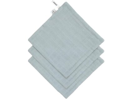 Žínky LÄSSIG Muslin/Terry Washcloth Set 3 pcs 2024, powder blue