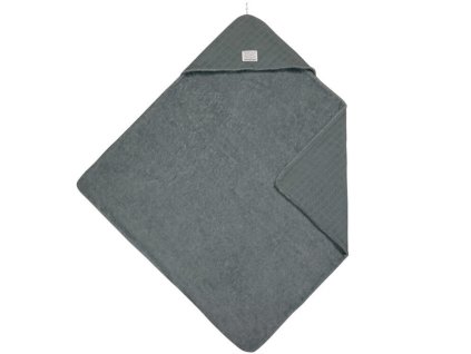 Ručník s kapucí LÄSSIG Muslin/Terry Hooded Towel 2024, petrol green