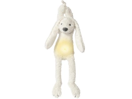 Hudební králíček HAPPY HORSE Richie se světýlkem 34 cm, krémový