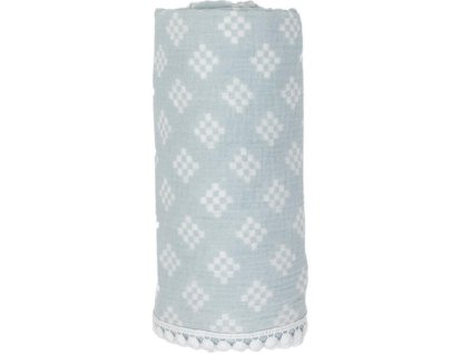 Zavinovačka LODGER Swaddler Tribe Muslin 2025, ice flow