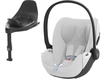 Autosedačka CYBEX Cloud T i-Size Platinum Line 2024 včetně Base T + Letní potah ZDARMA, platinum white PLUS  + Letní potah ZDARMA