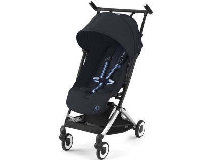 Kočárek CYBEX Libelle 2024, silver frame - dark blue