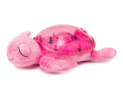 Noční světlo s projekcí a hudbou CLOUD B Želva 2024, pink