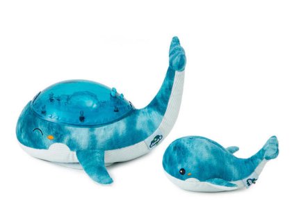 Noční světlo s projekcí a hudbou CLOUD B Velryba 2024, blue