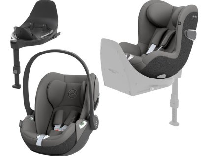 39672 autosedacky cybex t line platinum line modularni system 2024 mirage grey comfort