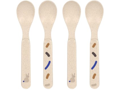 Dětské lžičky LÄSSIG Spoon Set PP/Cellulose 2024, little mateys royal blue