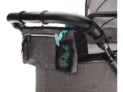 Organizér ZOPA na kočárek 2025, grey