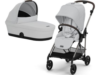 Kočárek CYBEX Melio 2024 včetně korby, fog grey