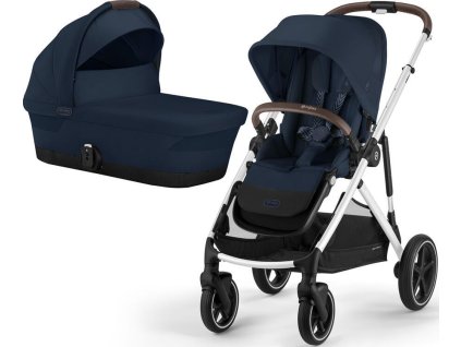 40674 40674 kocarek cybex gazelle s 2024 vcetne korby ocean blue silver frame