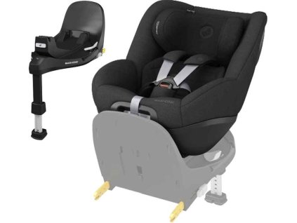 Autosedačka MAXI-COSI Pearl 360 Pro 2025 včetně základny FamilyFix 360 Pro, authentic black