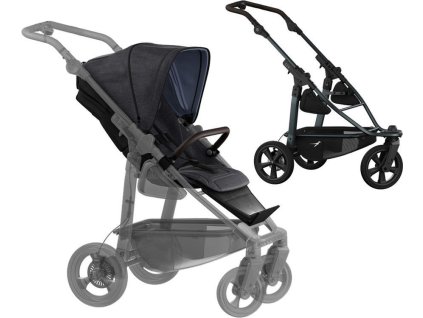 41049 41049 41049 kocarek tfk mono 3 frame air chamber wheel stroller seat unit mono pro premium 2025 black