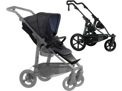 41061 41061 41061 kocarek tfk proa frame stroller seat unit mono pro premium 2025 black