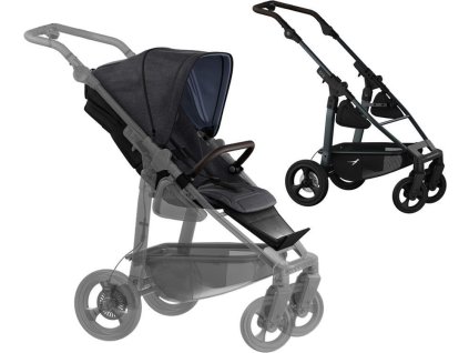41064 41064 41064 kocarek tfk mono 4 frame air chamber wheel stroller seat unit mono pro premium 2025 black