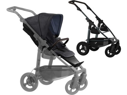 41082 41082 41082 kocarek tfk mono 4 frame air wheel stroller seat unit mono pro premium 2025 black