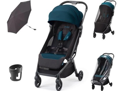 Kočárek RECARO Lexa 2025 + balíček příslušenství ZDARMA, teal green  + balíček příslušenství ZDARMA