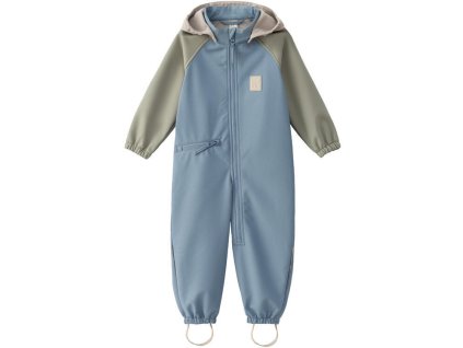 Softshellový overal LEOKID Color Block 2024, blue cape - vel.80