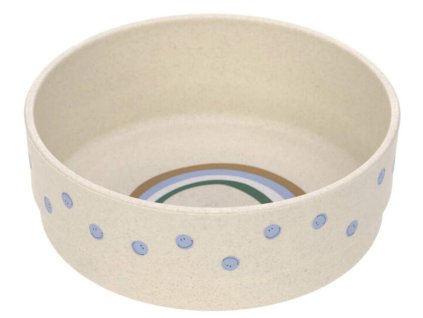 Dětská miska LÄSSIG Bowl Plate PP/Cellulose 2026, rascals smile sky blue