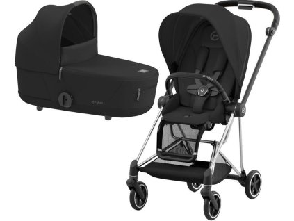 41601 41601 kocarek cybex mios chrome black seat pack 2024 vcetne korby sepia black