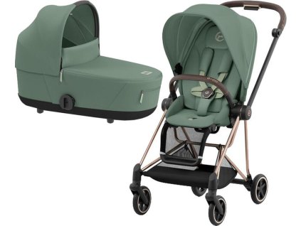 41643 kocarek cybex mios rosegold seat pack 2024 vcetne korby leaf green