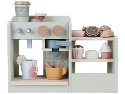 Velký dřevěný kávovar LITTLE DUTCH s příslušenstvím 2026