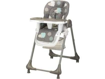 Jídelní židlička BOMIMI Lara 2024, ježek - grey