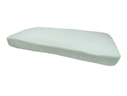 Prostěradlo LODGER Slumber Solid do postýlky 70x140 cm 2024, peppermint