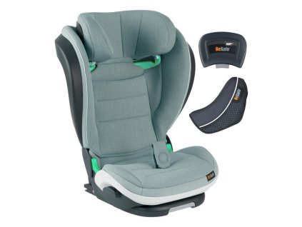 Autosedačka BESAFE iZi Flex FIX i-Size , sea green mélange 09