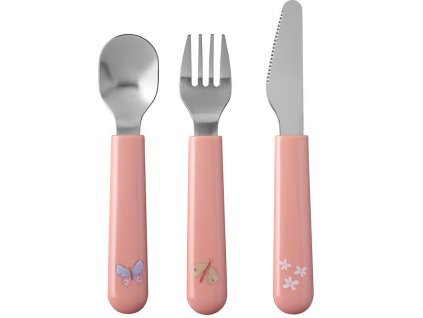 Dětský příbor LITTLE DUTCH, květiny a motýli