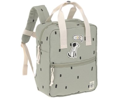 Dětský batoh LÄSSIG Mini Square Backpack Happy Prints 2026, light olive
