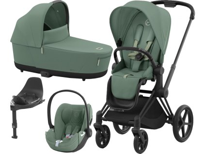 43440 05 matt black leaf green cybex priam comfort 2023 2024