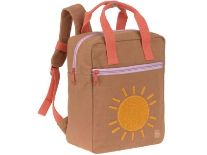 Dětský batoh LÄSSIG Green Label Little One & Me Square Backpack Small Gots 2024, caramel