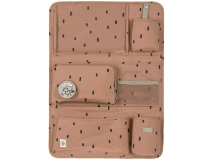 Kapsář LÄSSIG Car Wrap-to-Go 2026, happy prints caramel