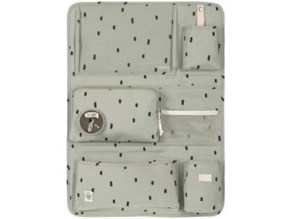 Kapsář LÄSSIG Car Wrap-to-Go 2026, happy prints light olive