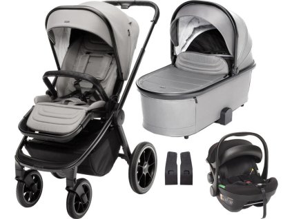 Kočárek ZOPA Move Cross 3 2025 + hluboká korba Move XL 3 + autosedačka, metal grey