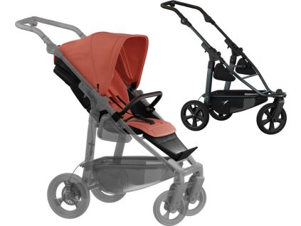 44199 44199 44199 kocarek tfk mono 3 frame air chamber wheel stroller seat unit mono pro 2025 salmon