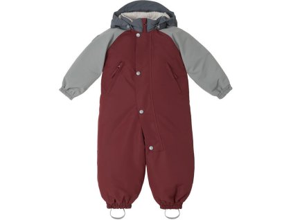 Kombinéza LEOKID Color Block 2024, redwood/vel. 2 - 3 roky (vel. 92)