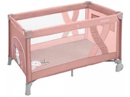 Cestovní postýlka ESPIRO Simple 2025, 08 pink