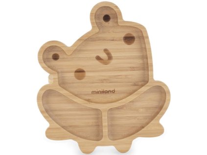 Talíř dělený MINILAND Bambus Žába 2024